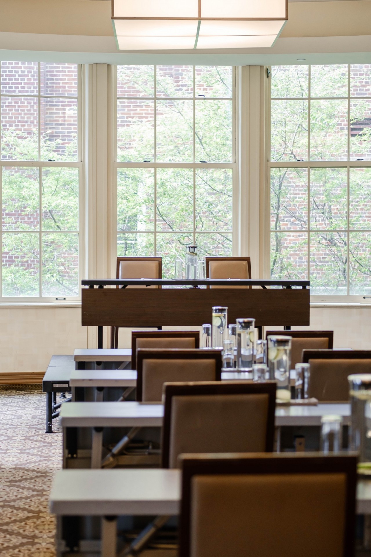 Seating facing the windows in Seminar Room 1