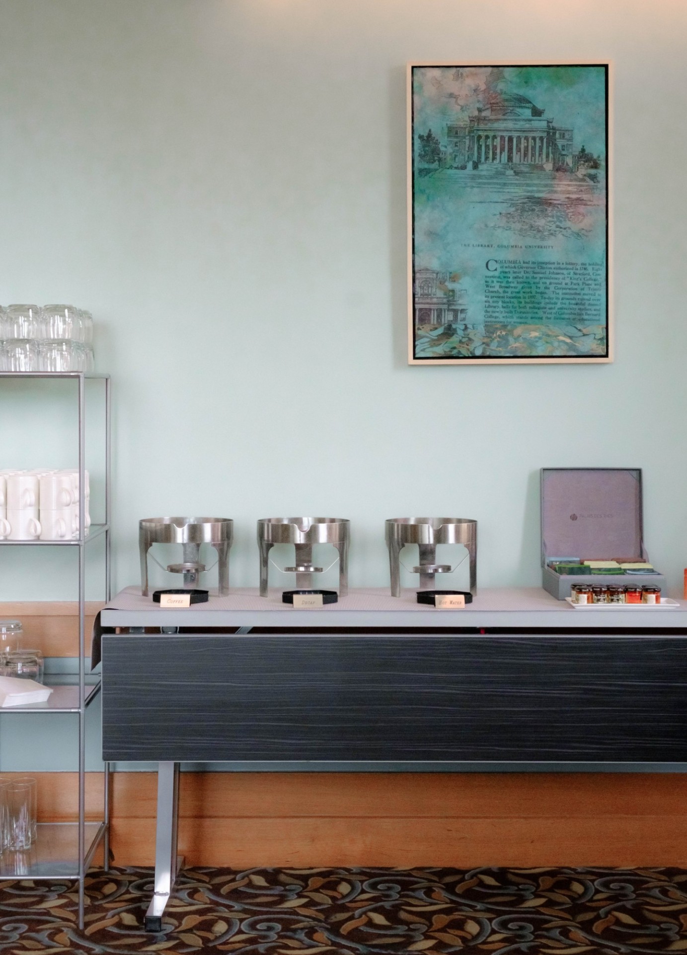 Coffee and tea service in Garden Room 2