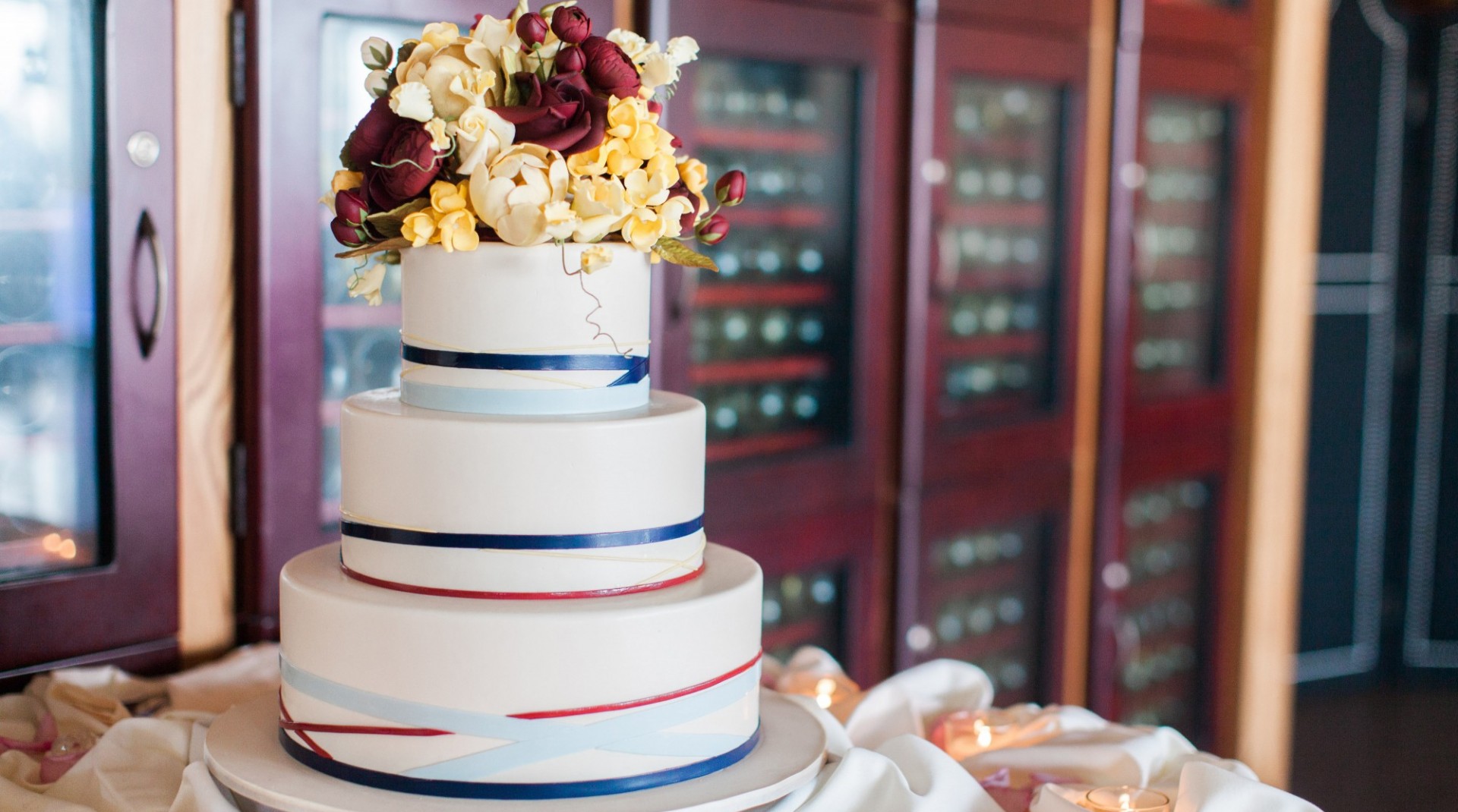 One of the exquisite wedding cakes created for our guests by Ron Ben-Israel. wedding cake by Ron Ben-Israel
