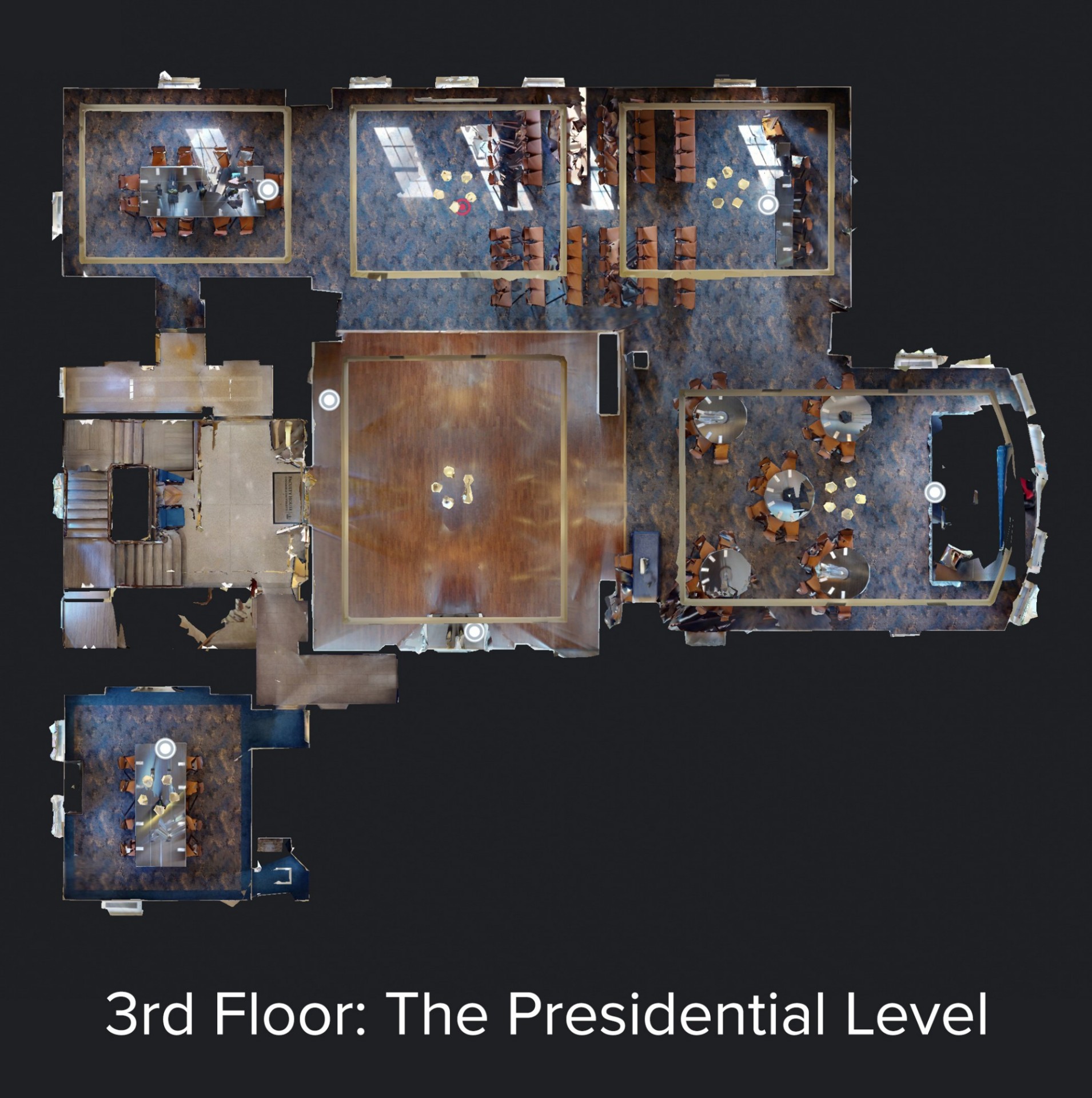 Presidential Level Floor Diagram