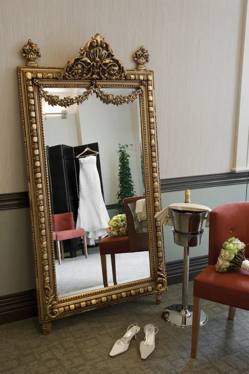 1754 Boardroom used as a bridal suite