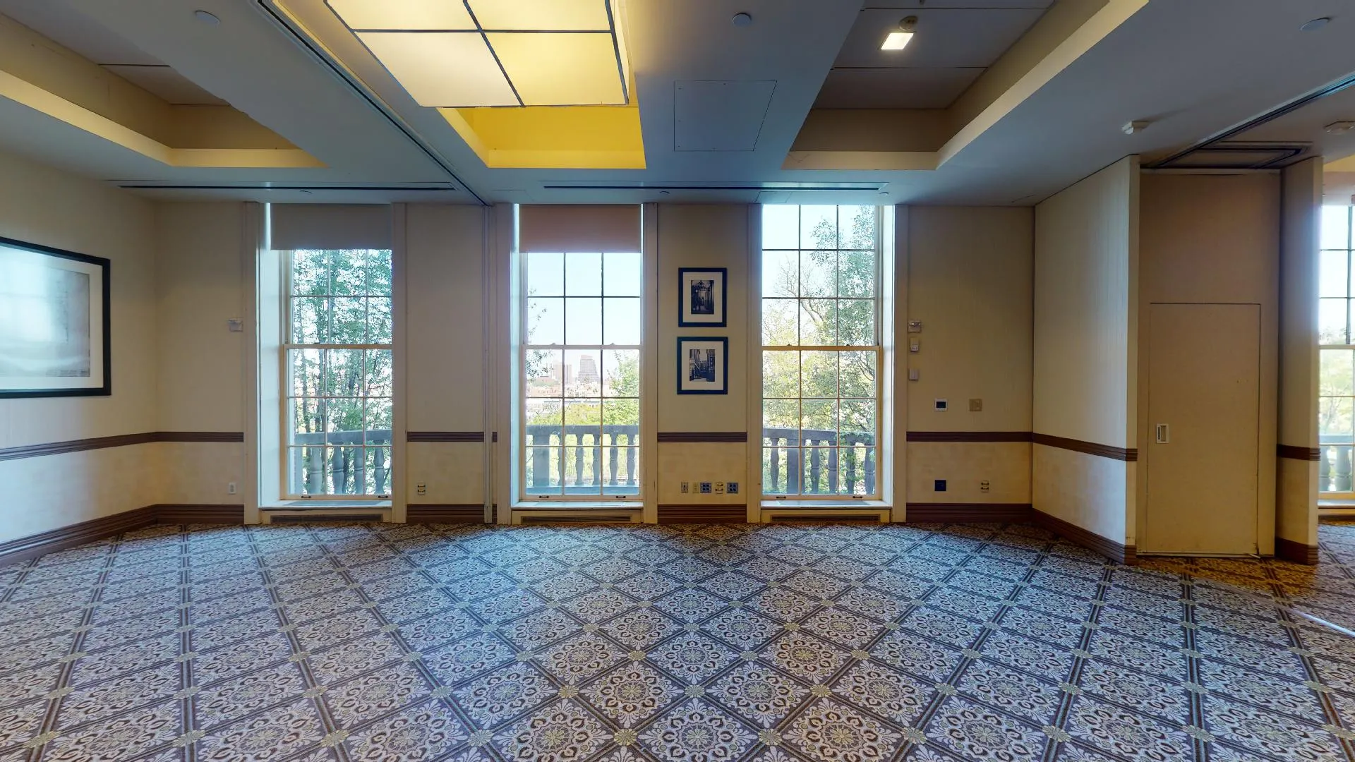 Seminar Rooms 3 and 4 with no furniture
